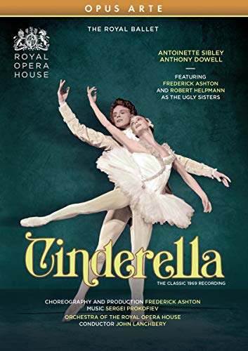 DVD cover of The Royal Ballet's Cinderella featuring two ballet dancers in a pose.