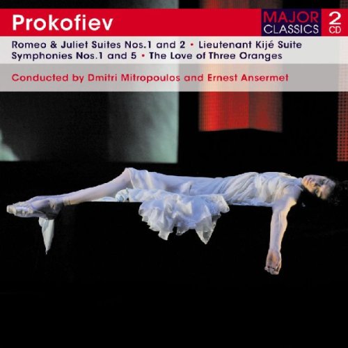 CD cover for Prokofiev’s “Romeo & Juliet” featuring a ballet dancer.