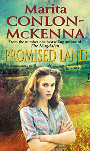 Book cover: woman with folded arms, rural landscape background.