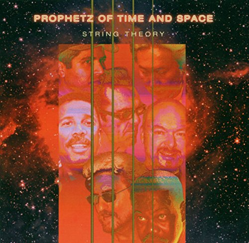 CD cover for Prophetz of Time and Space’s “String Theory” with band portraits.