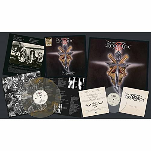 Protector "Misantrophy" vinyl record set with marbled disc and inserts.