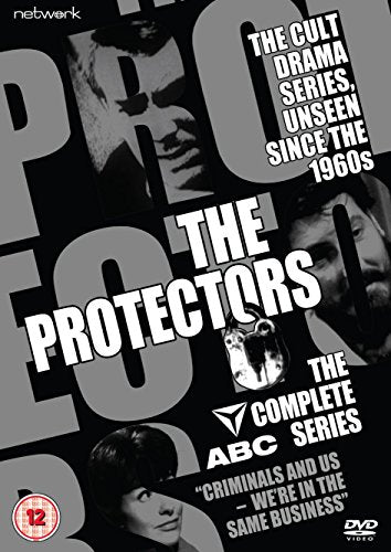 DVD cover for "The Protectors" series, featuring black and white portraits.