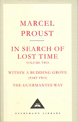 Book cover: "In Search of Lost Time Volume Two" by Marcel Proust.