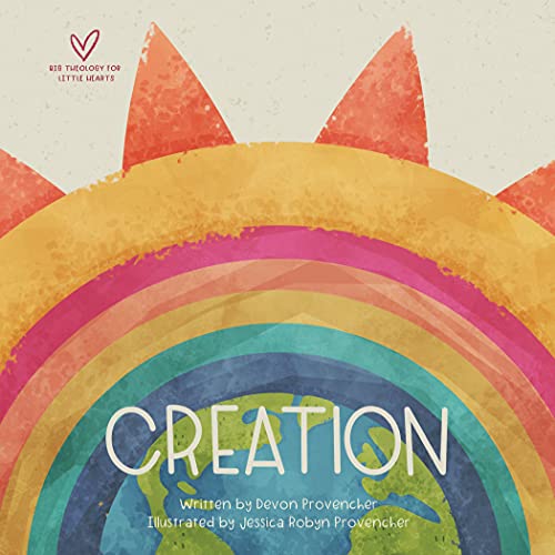 Book cover with colorful rainbow arc over a blue and green Earth.