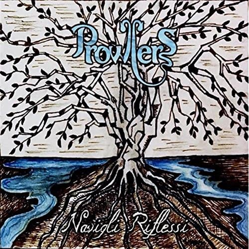 CD cover art: sketched tree with roots reflected in water.