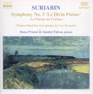 CD cover for Scriabin's "Le Divin Poème" with landscape painting.