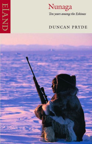 Book cover: person in fur clothing holding a rifle in a snowy landscape.