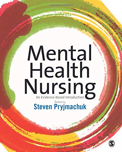 Book cover: "Mental Health Nursing: An Evidence-Based Introduction" with colorful swirl.