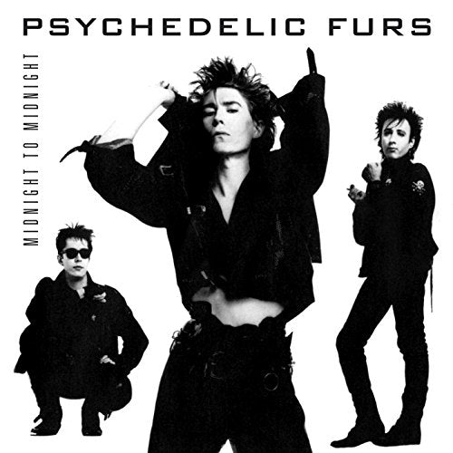 Black and white album cover for The Psychedelic Furs’ “Midnight to Midnight.”