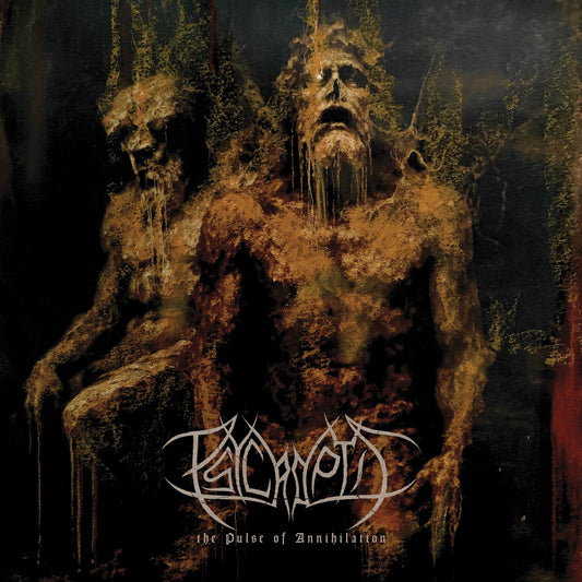Dark, textured album cover featuring distorted figures and band logo.