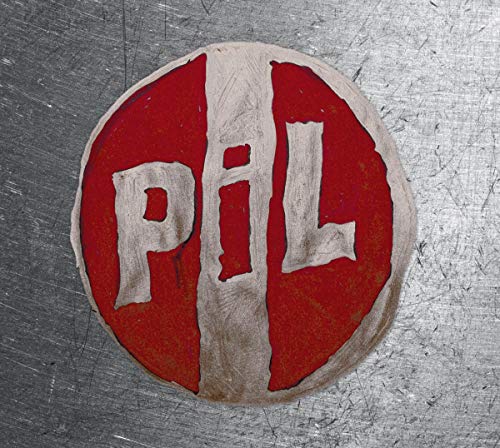 Red and grey circular CD cover with the band name "PiL" in white.