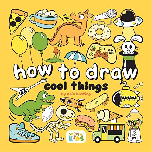 Book cover with colorful cartoon drawings of various objects and animals.
