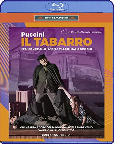 "Blu-ray case with a dramatic opera scene featuring three actors."