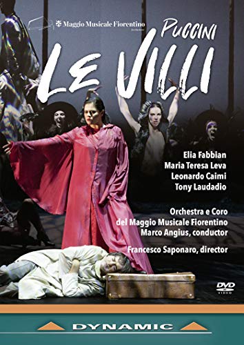 DVD cover for Puccini’s *Le Villi* opera, featuring performers in costume.