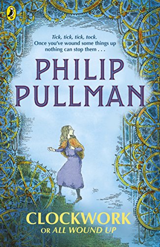 Book cover: girl climbing gears with clockwork imagery and author name.