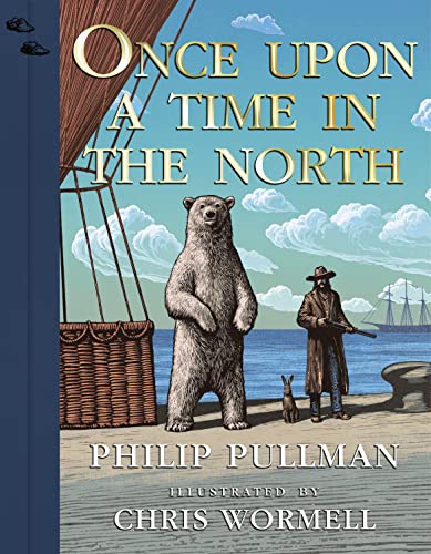 Book cover: bear, man, and fox with a hot air balloon backdrop.
