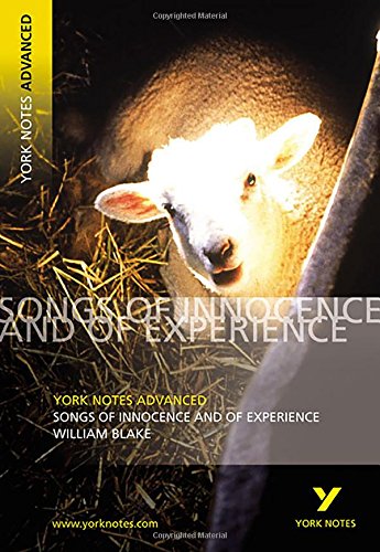 Book cover: "Songs of Innocence and of Experience" with a lamb image.