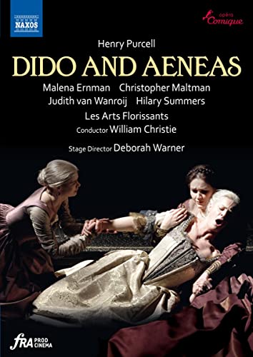DVD cover for Purcell’s "Dido and Aeneas" opera, featuring two figures in costume.