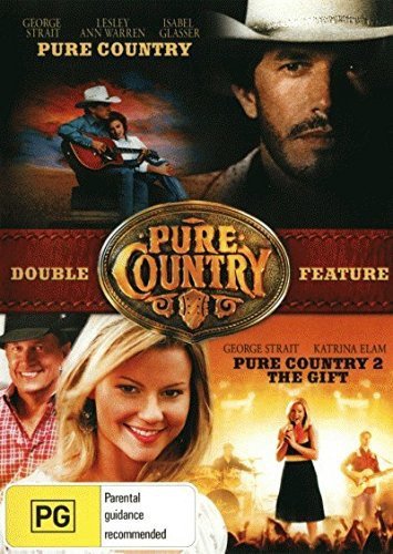 DVD cover for "Pure Country" 1 & 2, featuring country musicians.