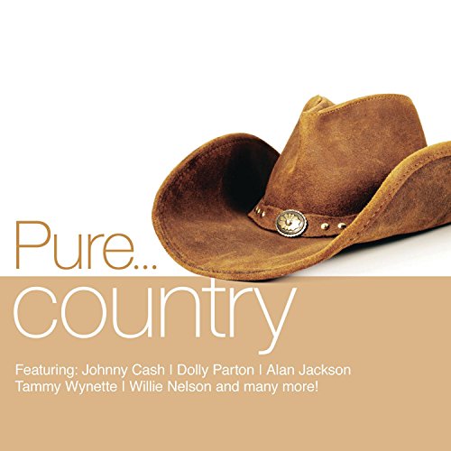 CD cover for “Pure… Country” featuring a brown cowboy hat.