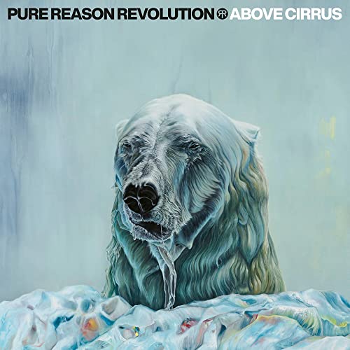 Album cover: painted polar bear face with abstract blue textures.