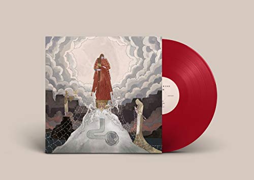 Purity Ring album cover with a red vinyl record beside it.