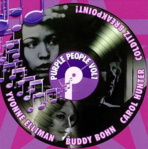 CD cover for “Purple People Vol 1” featuring portraits and musical notes.