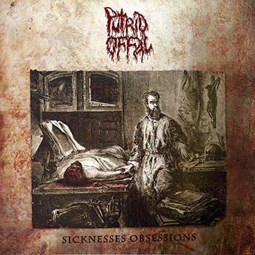 Album cover featuring a vintage medical illustration of a doctor examining a patient.