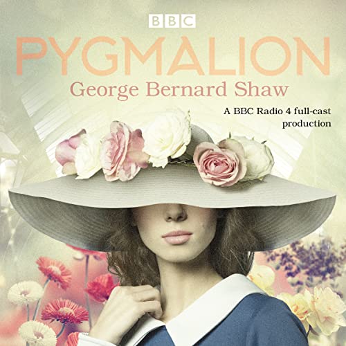 Woman in large hat with flowers, cover for BBC Radio 4’s “Pygmalion”.