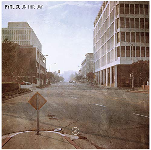 Pymlico "On This Day" vinyl record cover: empty city street scene.