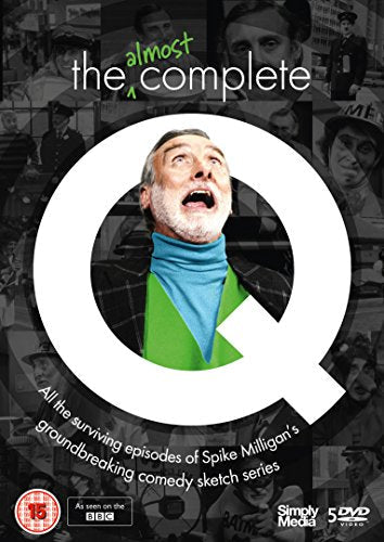 DVD cover for "Q," featuring Spike Milligan with a large white "Q.