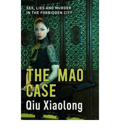 Book cover: woman in green, title “The Mao Case” in yellow letters.