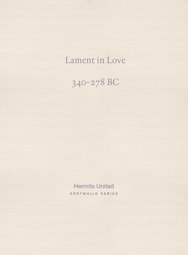 Book cover: "Lament in Love" by Qu Yuan, beige textured background.