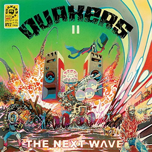 CD cover for "Quakers - II - The Next Wave" with psychedelic art.