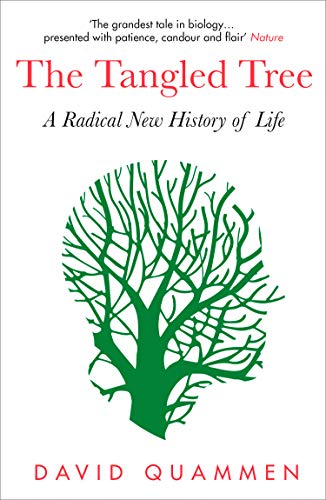 Book cover: “The Tangled Tree” with a green, branching tree illustration.