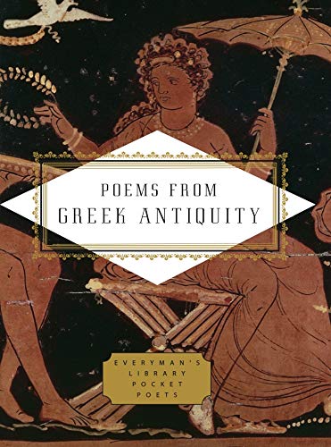 Book cover featuring ancient Greek vase painting art with a central white text label.