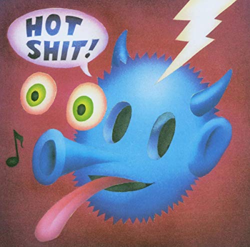 CD cover: blue monster with bulging eyes and speech bubble.
