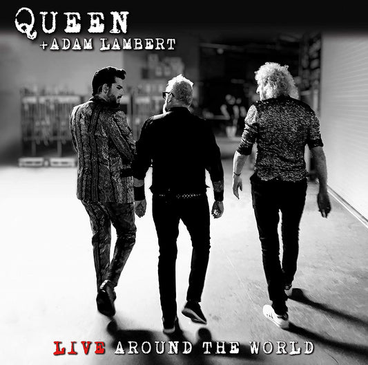 Black and white album cover with three men walking away from the camera.