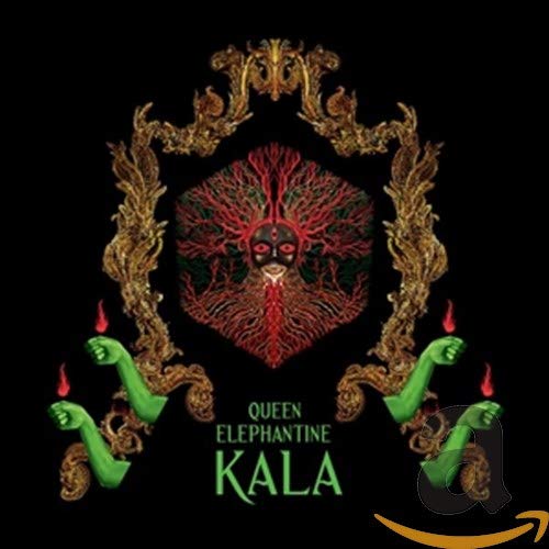 CD cover art: ornate gold frame around a red and green face image.