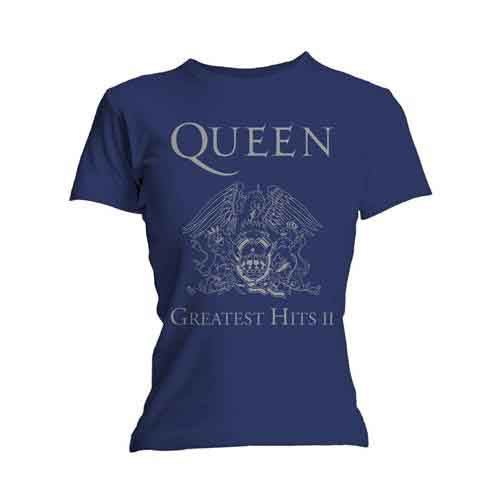 Black skinny-fit Queen t-shirt, size XX-Large, featuring band logo graphics.