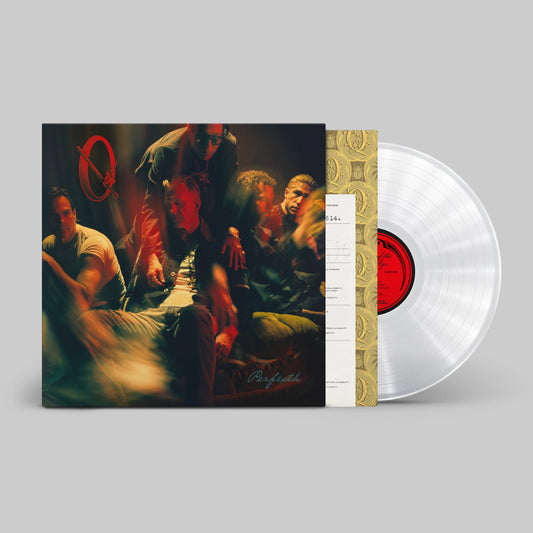 Queens of the Stone Age “Perfecth” clear vinyl LP with patterned sleeve.