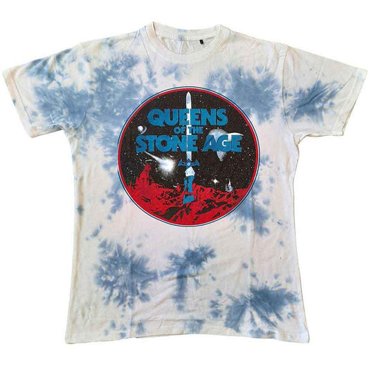 Queens of the Stone Age t-shirt, dip-dye effect, Branca Sword design, XX-Large.