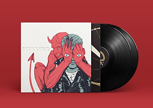 Queens of the Stone Age “Villains” vinyl record with devilish artwork.