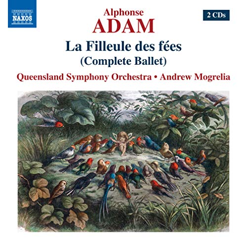 CD cover for "La Filleule des fées" featuring a child with birds.