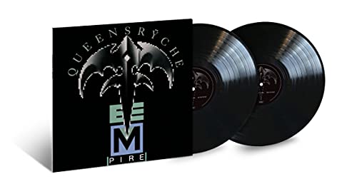 Queensrÿche’s “Empire” double vinyl record with dark cover art.