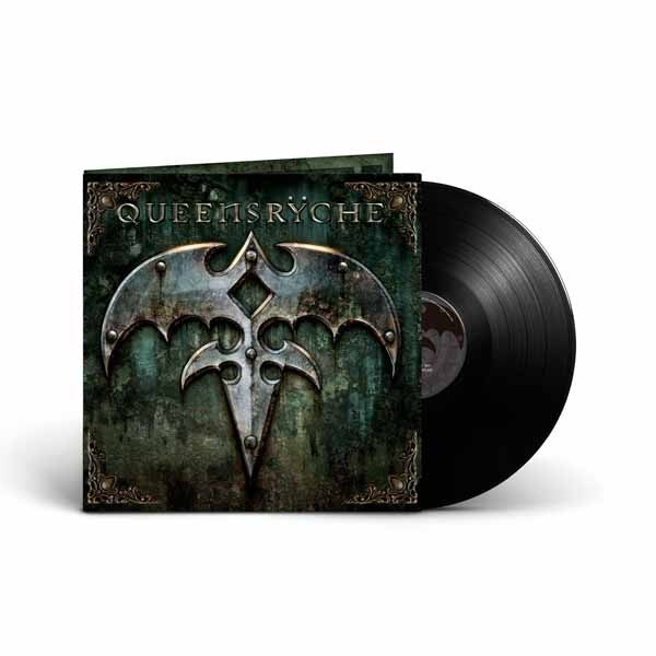 Queensryche vinyl record with a dark green cover and silver emblem.