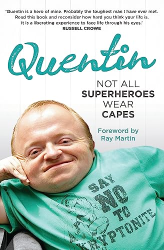 Book cover featuring a smiling man with Down syndrome, titled "Quentin.