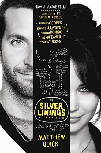 Book cover featuring Bradley Cooper and Jennifer Lawrence, with handwritten notes.