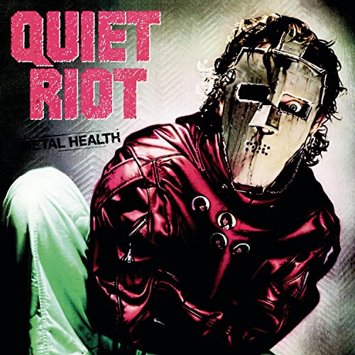 Quiet Riot "Metal Health" CD cover featuring a masked musician in red.