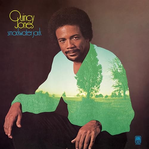 Quincy Jones album cover, “Smackwater Jack,” featuring a portrait and landscape.